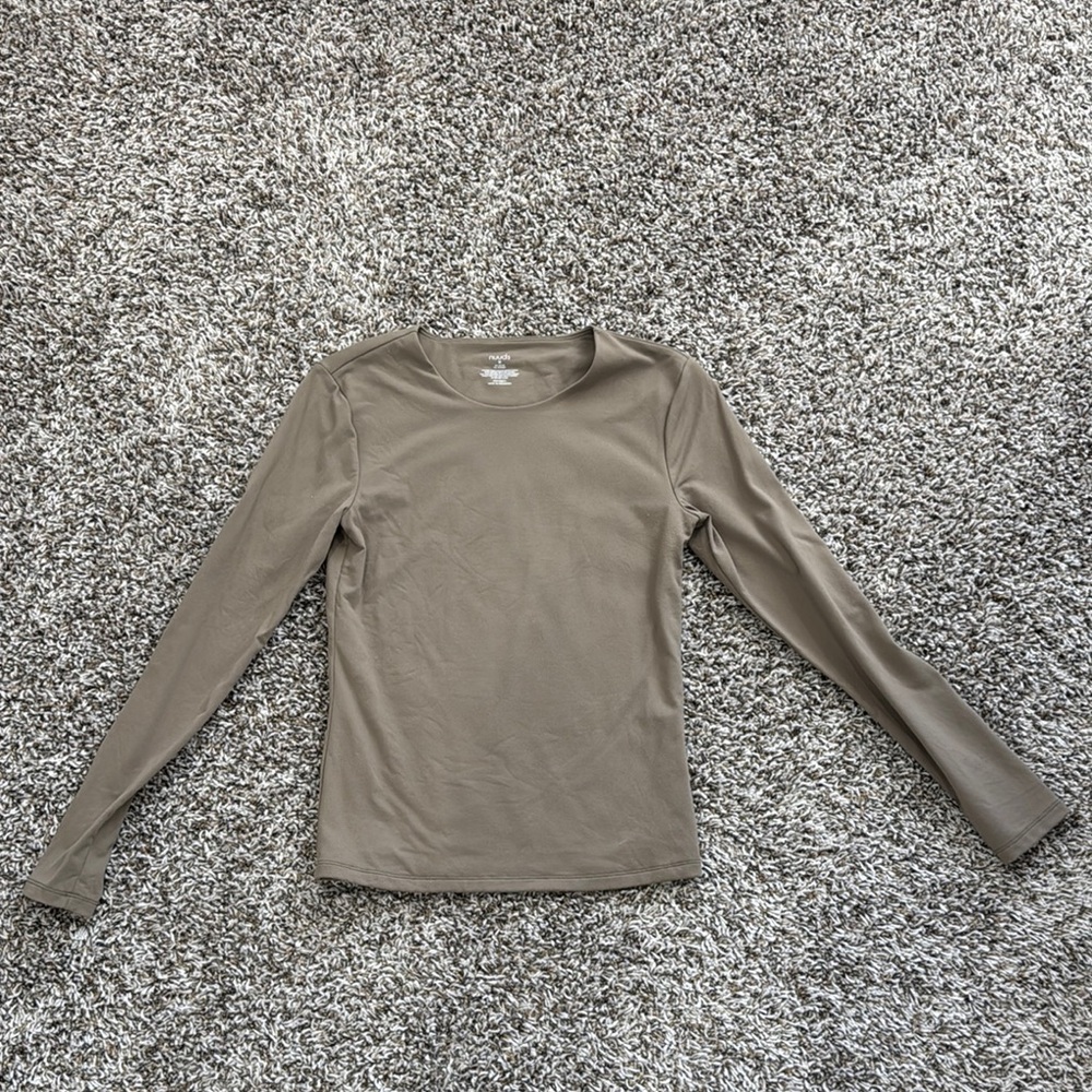 Nuuds seamless long sleeve shirt mocha